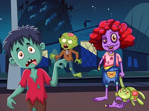 Zombie Fun Jigsaw - browser game screenshot