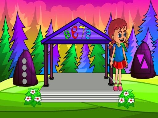Rescue The Cute Girl - browser game screenshot