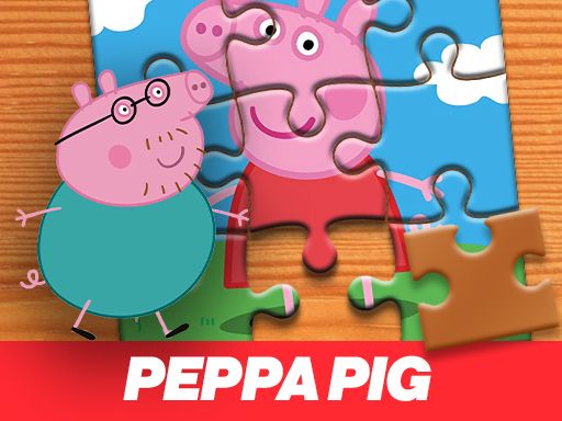 Peppa Pig Jigsaw Puzzle Planet - browser game screenshot