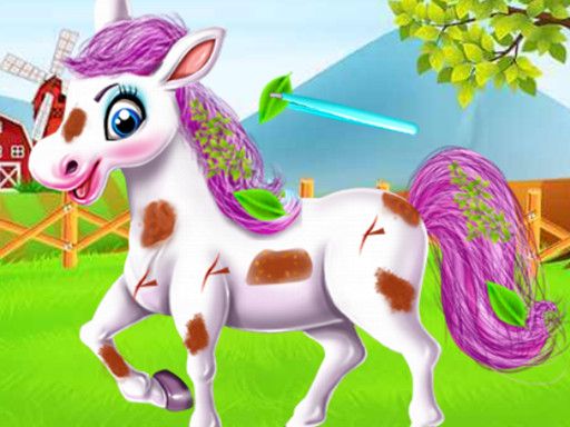 Baby Taylor Cute Pony Care - browser game screenshot
