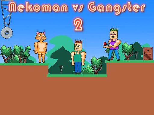 Nekoman vs Gangster 2 - browser game screenshot
