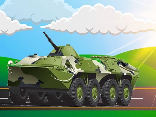 Military Vehicles Jigsaw Military Vehicles Jigsaw - browser game screenshot