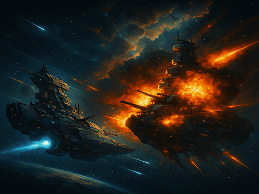 Cosmic Strike 2.0 - browser game screenshot