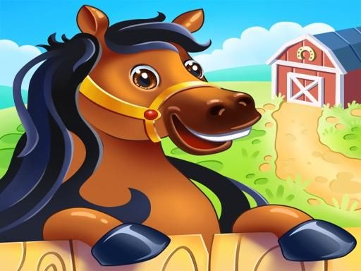 Animal Farm for Kids. Toddler games online - browser game screenshot