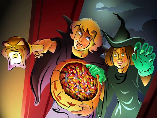 Hallowmas 2020 Slide - browser game screenshot