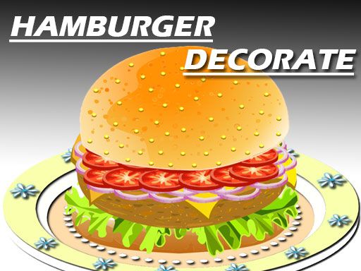 Hamburger Decorating - browser game screenshot