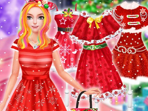 Christmas Princess Dress Up - browser game screenshot