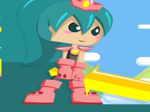 Princess Goldblade and the Dangerous  - browser game screenshot