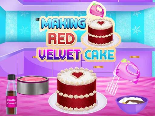 Making Red Velvet Cake - browser game screenshot