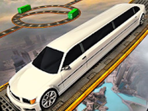 Impossible Limo Driving Track - browser game screenshot