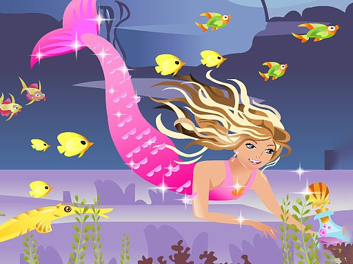 Mermaid chage princess Mermaid chage princess - browser game screenshot
