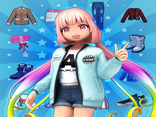 Girl-Styledol 3D Avatar maker - browser game screenshot