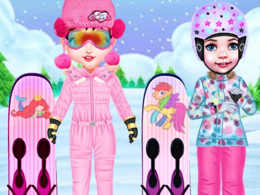 Baby Taylor Skiing Dress Up - browser game screenshot