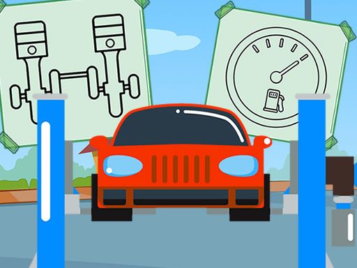 Car Parts Coloring Book - browser game screenshot