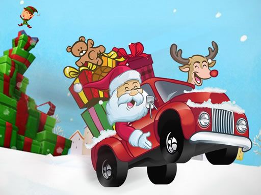 Santa Gift Truck - browser game screenshot
