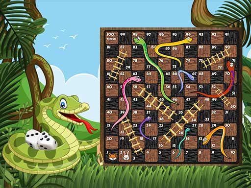 Snake Ludo Game - browser game screenshot
