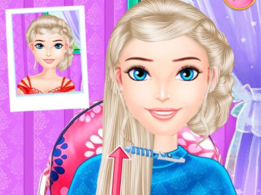 Beauty Hair Salon - browser game screenshot