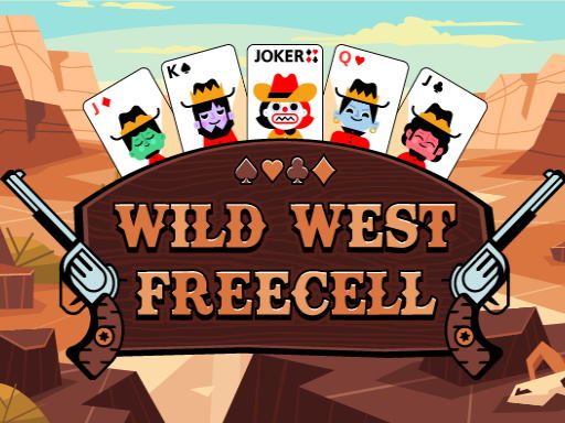 Wild West Freecell - browser game screenshot