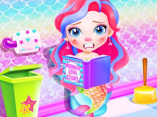 Baby Mermaid Caring Games - browser game screenshot