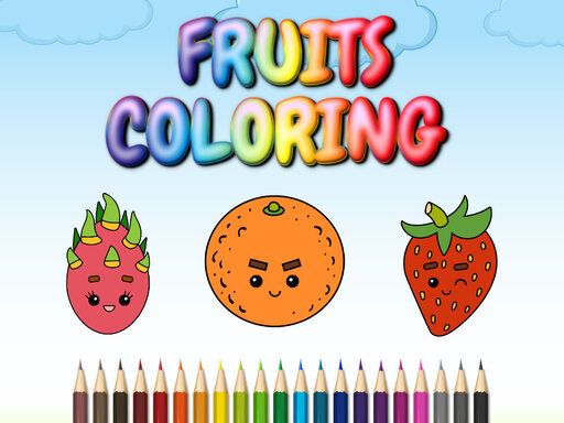 Fruits Coloring Fruits Coloring - browser game screenshot