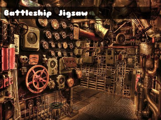 Battleship jigsaw - browser game screenshot