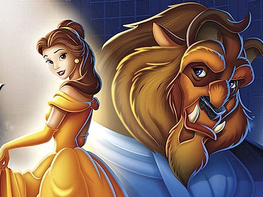 Beauty and The Beast Jigsaw Puzzle Collection - browser game screenshot