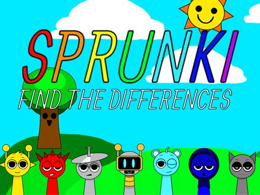 Sprunki Find The Differences - browser game screenshot