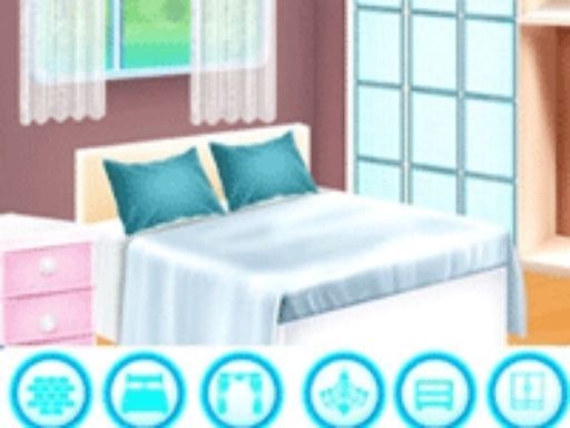 Fashion Girl Beautiful New House Decoration - browser game screenshot