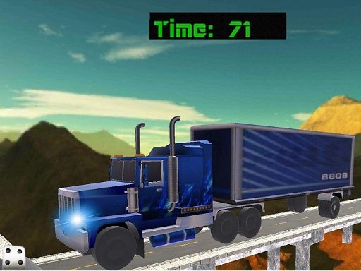 18 Wheeler Impossible Stunt - browser game screenshot