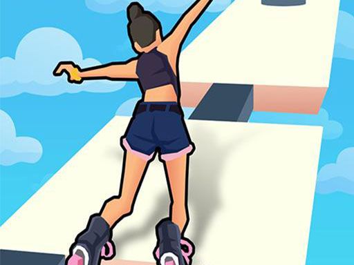 Extreme Sky Parkour Roller - browser game screenshot