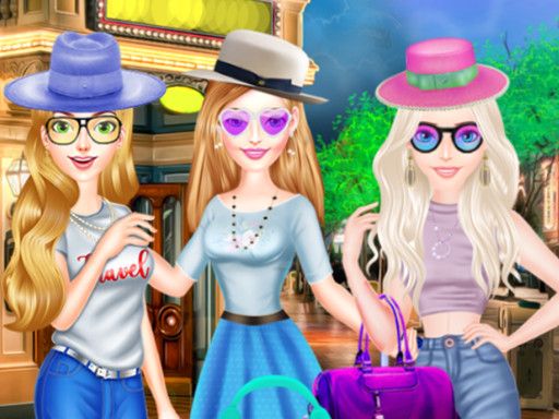 Girls Spring Casual Dressup - browser game screenshot