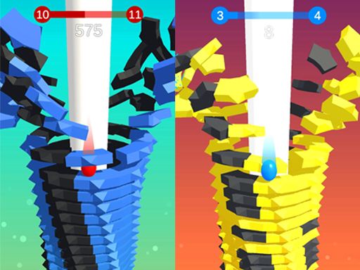 Stack Bounce 3D - browser game screenshot