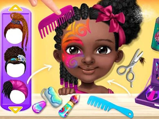 Pretty Little Princess Salon - browser game screenshot