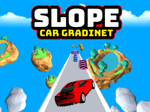Slope Car Gradient - browser game screenshot