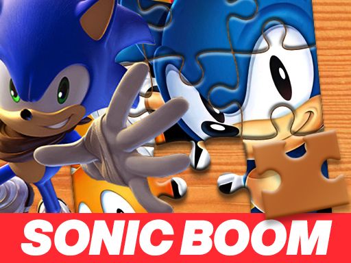 Sonic Boom Jigsaw Puzzle - browser game screenshot