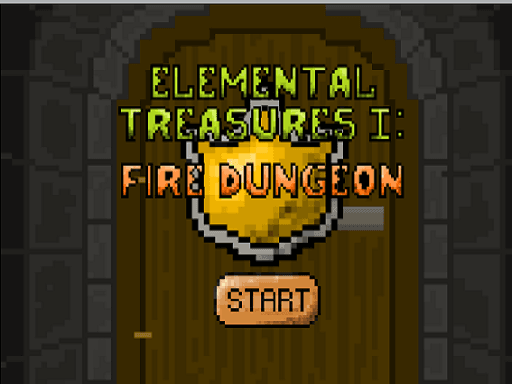 Elemental Treasures 1: The Fire Dungeon - browser game screenshot