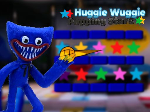 Huggie Wuggie Popping Stars - browser game screenshot