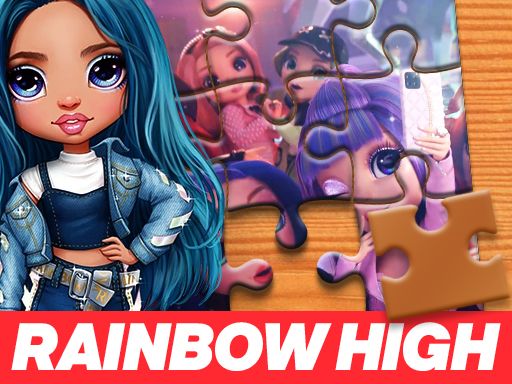 Rainbow High Jigsaw Puzzle - browser game screenshot