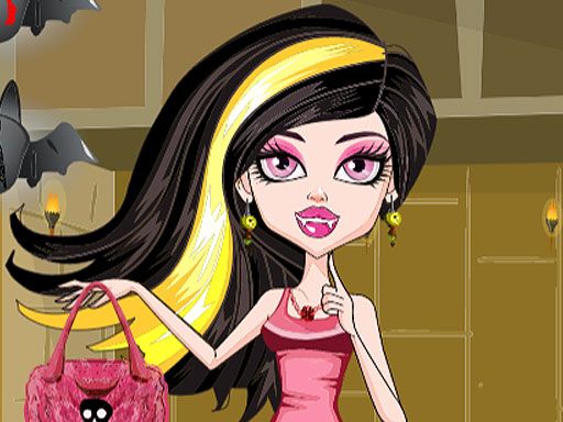 Monster High Dracularua - browser game screenshot