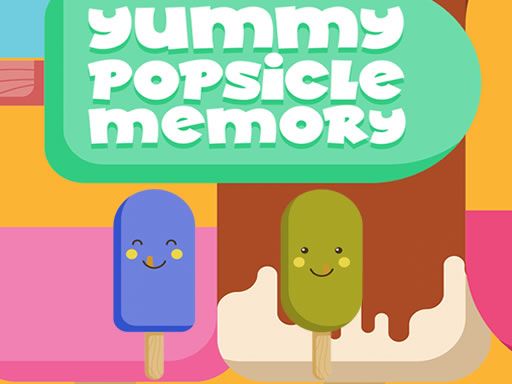 Yummy Popsicle Memory - browser game screenshot