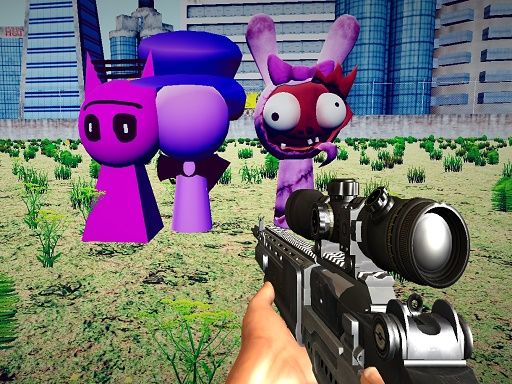 Sprunki Sniper Squid Game - browser game screenshot