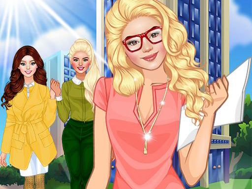 Office Dress Up - Girls - browser game screenshot