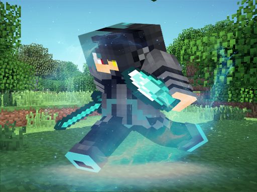 Fail Minecraft Runner - browser game screenshot