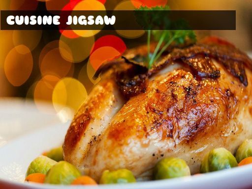 Cuisine Jigsaw - browser game screenshot