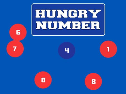 Hungry Numbers - browser game screenshot
