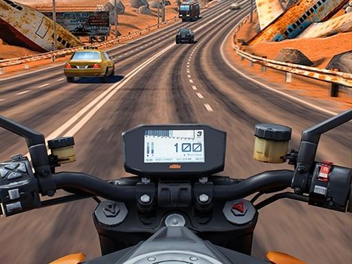 Moto Rider GO - browser game screenshot