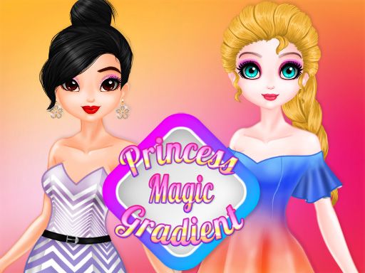Princess Magic Gradient - browser game screenshot