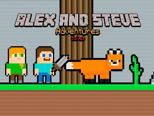 Alex and Steve Adventures Saves - browser game screenshot