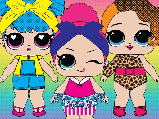 Lol Doll Avatar creator dress up Lol Doll Avatar creator dress up - browser game screenshot