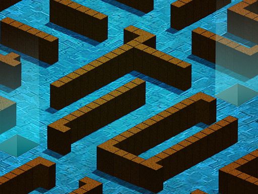 Maze rush - browser game screenshot